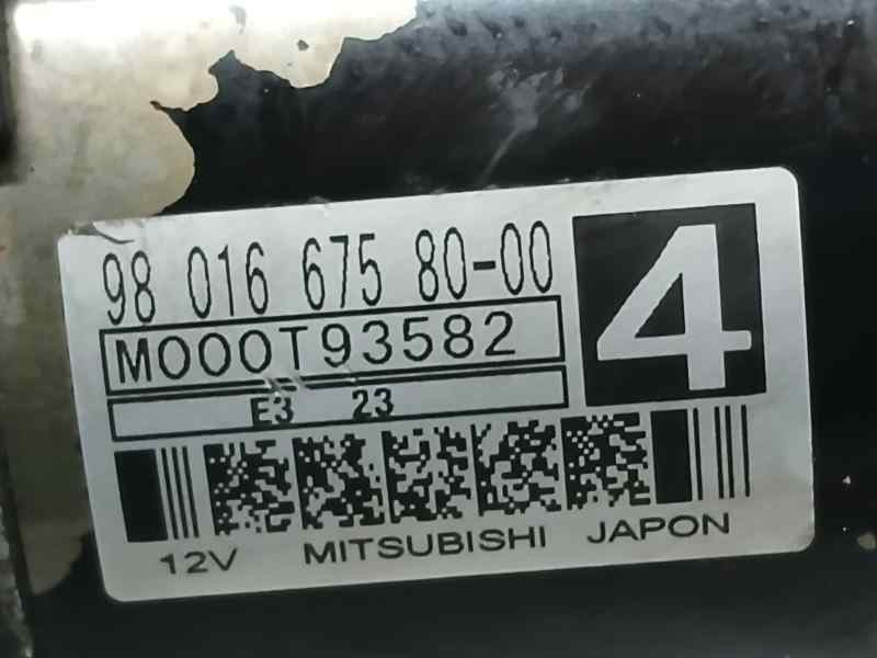Recambio de motor arranque para peugeot 207 x-line referencia OEM IAM 9801667580 M000T93582 MITSUBISHI
