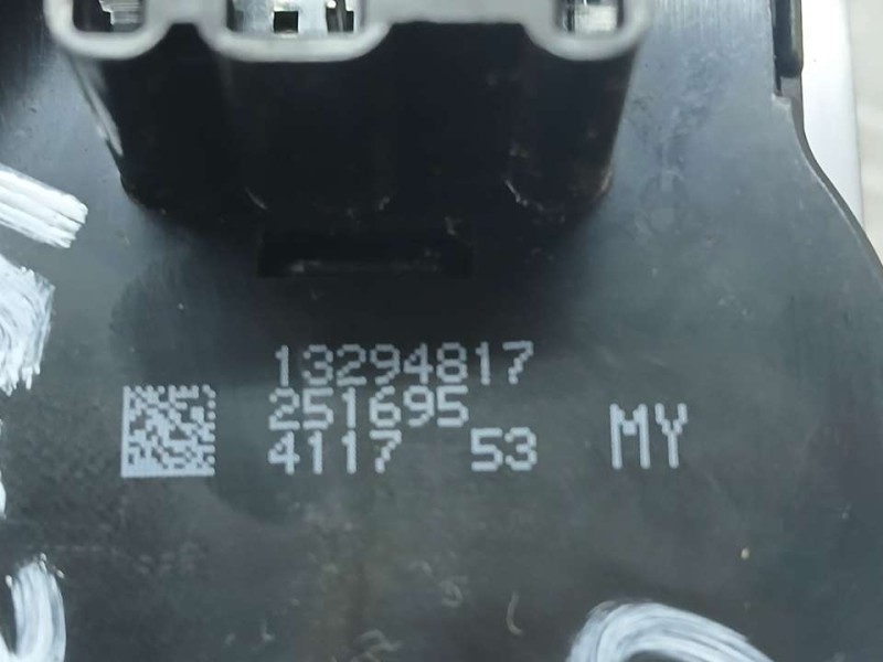 Recambio de mando luces para opel zafira tourer excellence referencia OEM IAM 13294817  