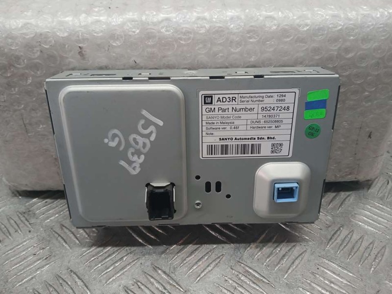 Recambio de sistema navegacion gps para opel zafira tourer excellence referencia OEM IAM 95247248 14780371 SANYO