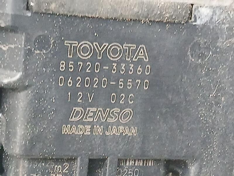 Recambio de elevalunas trasero izquierdo para lexus es 300h referencia OEM IAM 8572033360 DENSO ELECTRICA 0620205570 