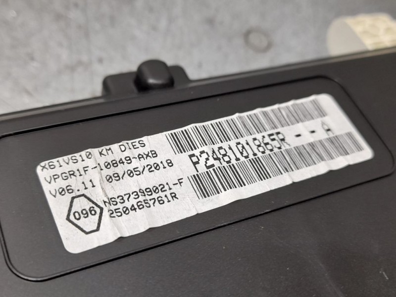 Recambio de cuadro instrumentos para mercedes-benz citan (w415) furgon 109 cdi lang (a2) (415603) referencia OEM IAM 248101865R 