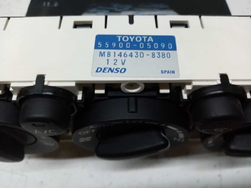 Recambio de mando climatizador para toyota avensis berlina (t 22) 1.6 16v referencia OEM IAM 5590005090 MB1464308330 DENSO