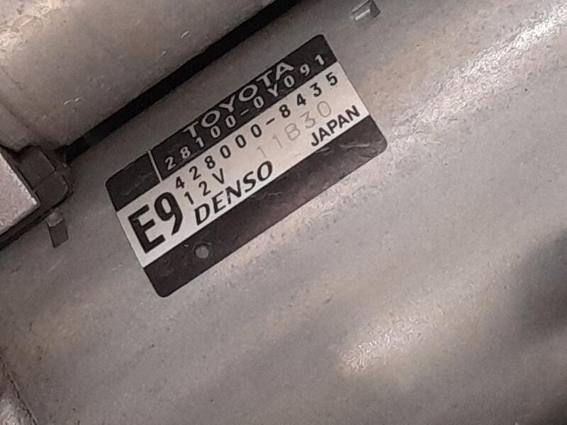 Recambio de motor arranque para toyota yaris (_p13_) 1.5 (nsp131_) referencia OEM IAM 281000Y091  4280008435