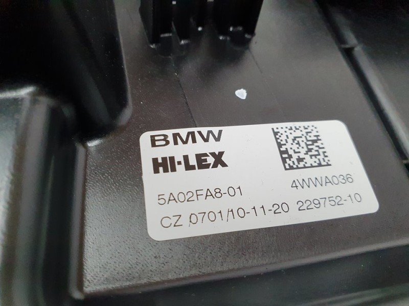 Recambio de elevalunas trasero derecho para bmw serie 1 lim. (f40) 118d referencia OEM IAM 5A02FA801 22975210 ELECTRICO 6 PINES