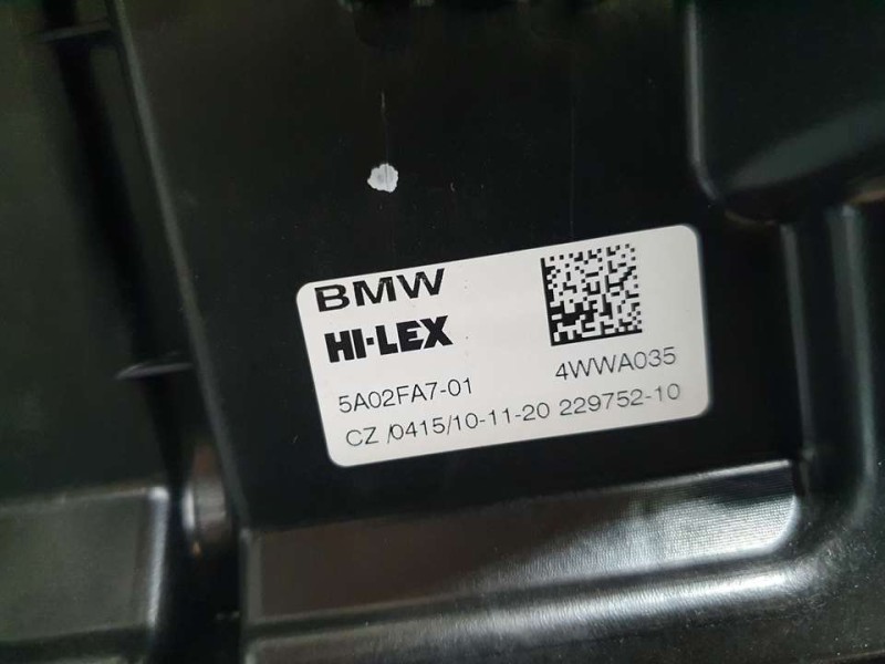 Recambio de elevalunas trasero izquierdo para bmw serie 1 lim. (f40) 118d referencia OEM IAM 5A02FA701 22975210 4WWA035 ELECTRIC