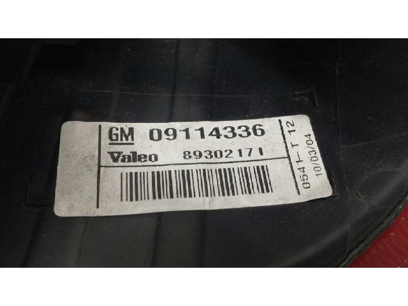 Recambio de piloto trasero izquierdo para opel corsa c referencia OEM IAM 09114336  