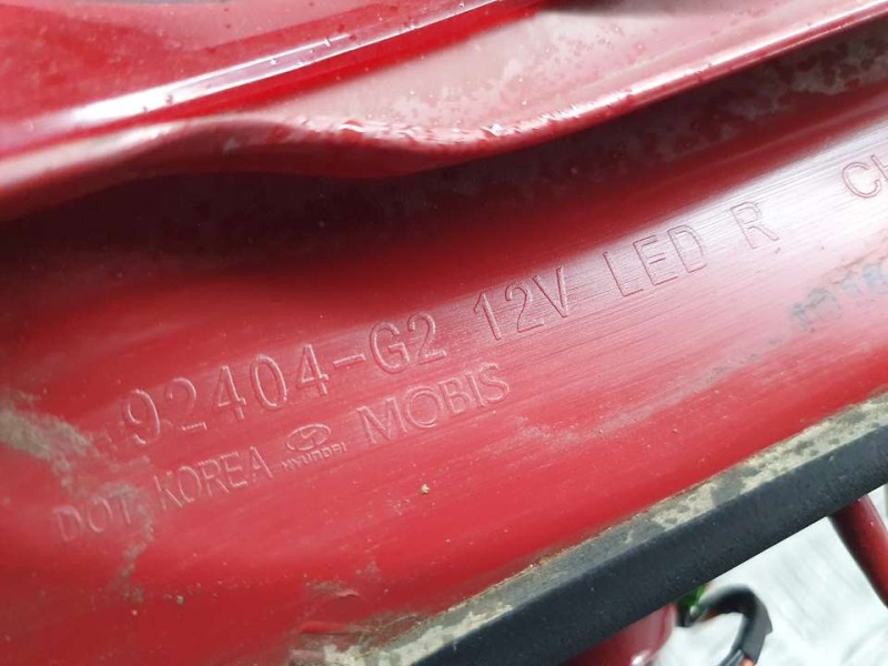 Recambio de piloto trasero derecho para hyundai ioniq hybrid referencia OEM IAM 92404G2 MOBIS INTERIOR