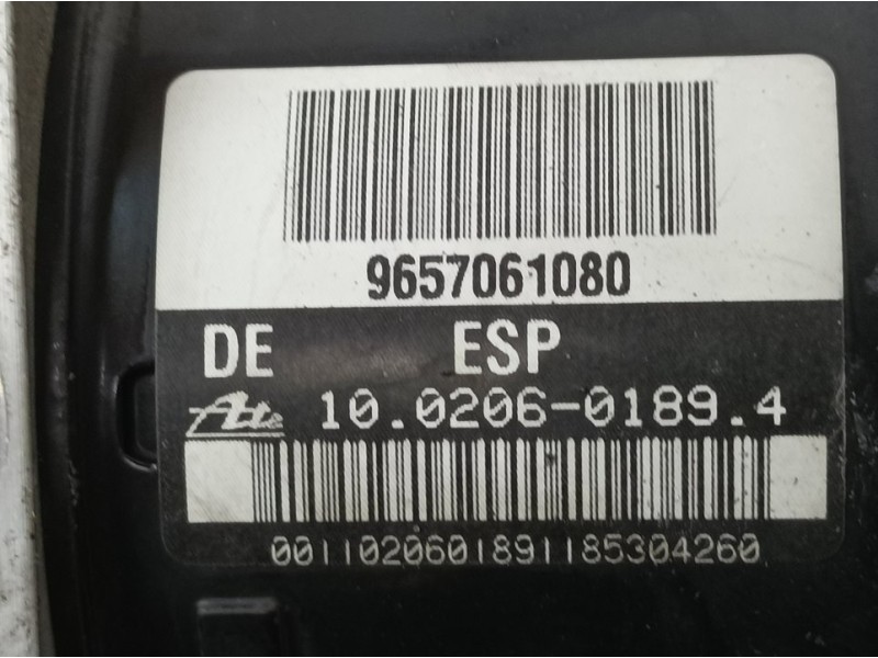 Recambio de abs para citroën c5 berlina premier (e) referencia OEM IAM 9657061080 10020601894 ATE