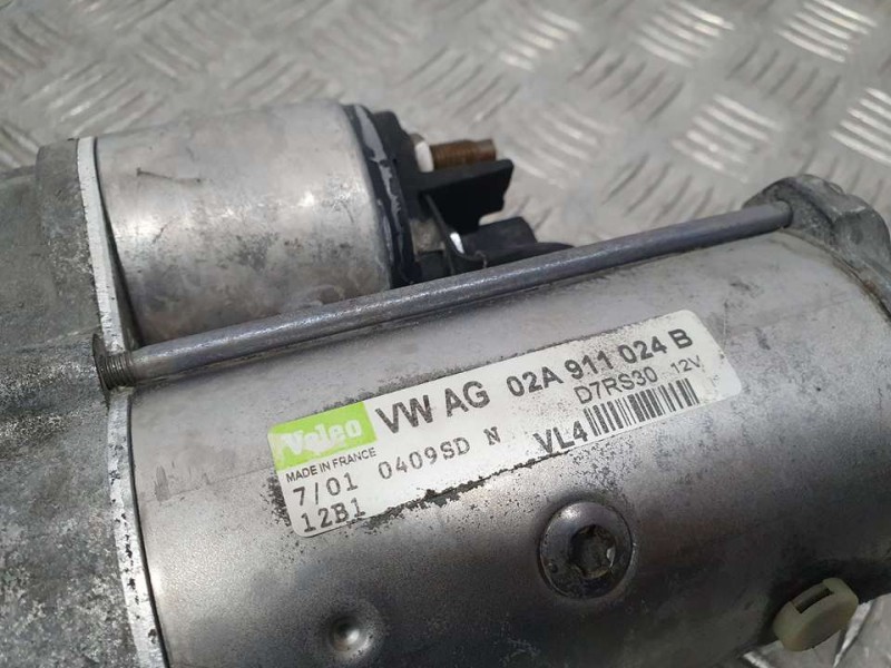 Recambio de motor arranque para audi a3 (8l) 1.9 tdi ambition referencia OEM IAM 02A911024B D7RS30 VALEO