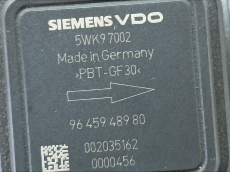 Recambio de caudalimetro para citroën c5 berlina premier (e) referencia OEM IAM 9645948980 5WK97002 SIEMENS VDO