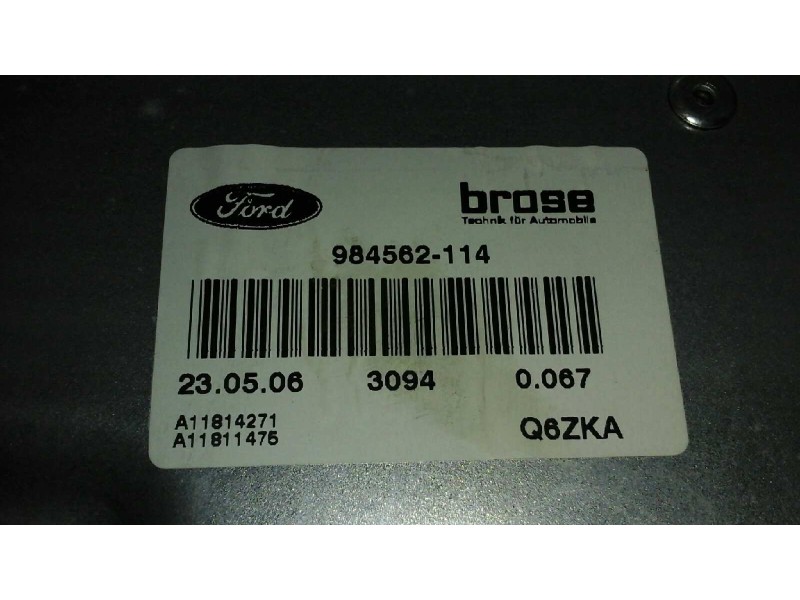Recambio de elevalunas delantero izquierdo para ford focus berlina (cap) ambiente (d) referencia OEM IAM 984562114 2 PINS ELECTR