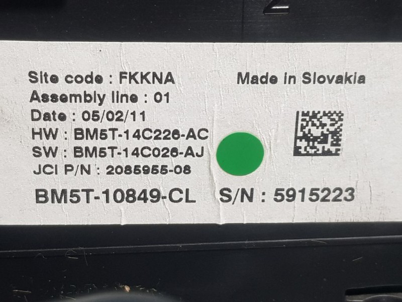 Recambio de cuadro instrumentos para ford focus lim. (cb8) trend referencia OEM IAM BM5T10849CL 208595508 