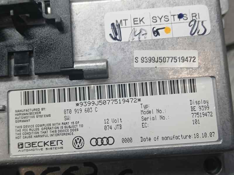 Recambio de sistema navegacion gps para audi a5 coupe (8t) 2.7 tdi referencia OEM IAM 8T0919603C 77519472 BECKER