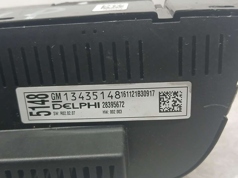 Recambio de mando climatizador para opel meriva b selective referencia OEM IAM 13435154 28395672 DELPHI