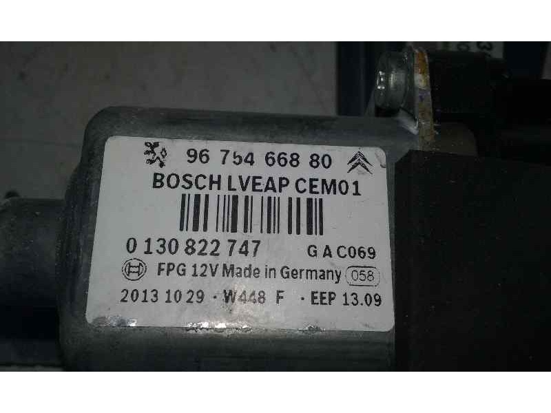 Recambio de elevalunas trasero izquierdo para peugeot 308 sw urban referencia OEM IAM 0130822747 9675466880 ELECTRICO