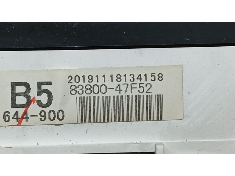 Recambio de cuadro instrumentos para toyota prius (_w3_) 1.8 hybrid (zvw3_) referencia OEM IAM 8380047F52  