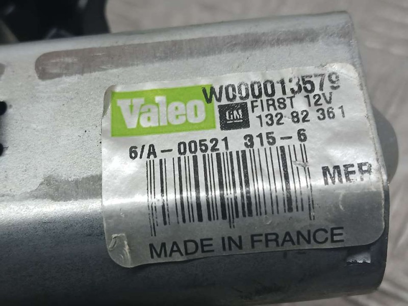 Recambio de motor limpia trasero para opel meriva b selective referencia OEM IAM 13282361 W000013579 VALEO