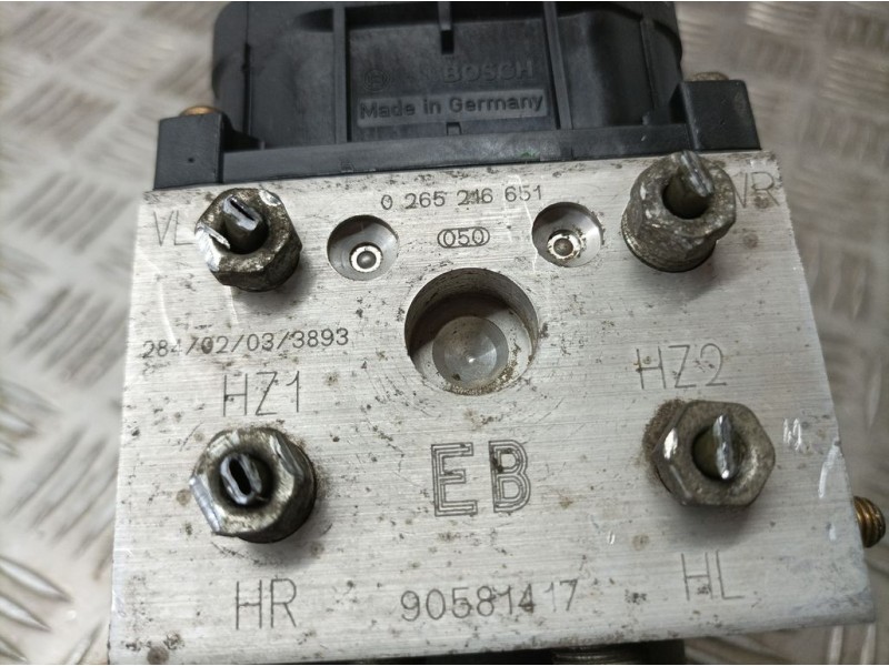 Recambio de abs para opel astra g berlina comfort referencia OEM IAM 90581417 0265216651 BOSCH
