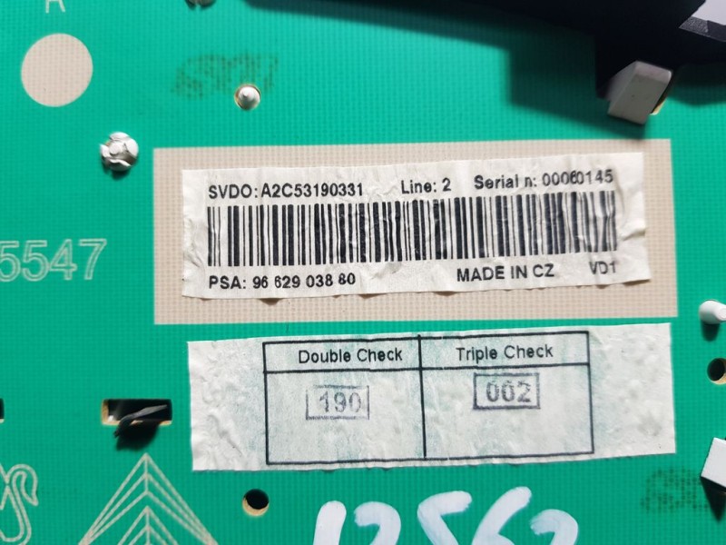 Recambio de cuadro instrumentos para peugeot 207 urban referencia OEM IAM 9665903880 A2C53190331 SIEMENS VDO