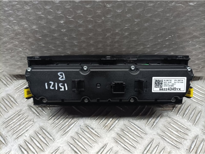 Recambio de mando climatizador para opel grandland x 120 aniversario referencia OEM IAM 98224345YX 28557749 