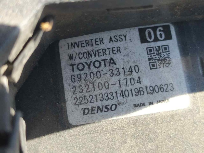 Recambio de convertidor para lexus es 300h referencia OEM IAM G920033140 2321001704 
