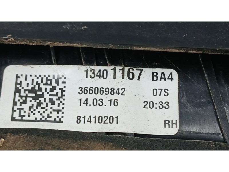 Recambio de piloto trasero derecho interior para opel astra k (b16) 1.4 turbo (68) referencia OEM IAM 13401167  366069842