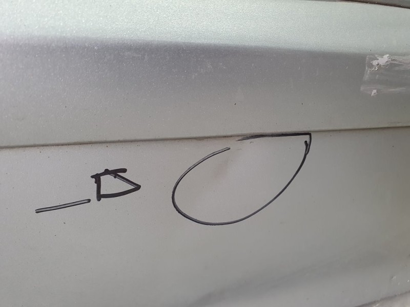 Recambio de puerta trasera derecha para peugeot 308 sport referencia OEM IAM 9008S1  TOCADA