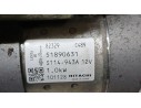 Recambio de motor arranque para fiat nuova 500 (150) lounge referencia OEM IAM 51890631 HITACHI S114943A
