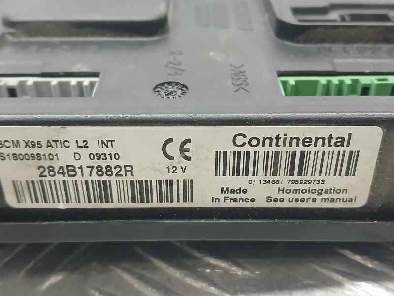 Recambio de modulo electronico para renault scenic iii dynamique referencia OEM IAM 284B17882R S180098101D CONTINENTAL