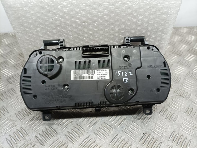Recambio de cuadro instrumentos para renault kadjar zen referencia OEM IAM 248109629R NS02938397 JOHNSON CONTROLS