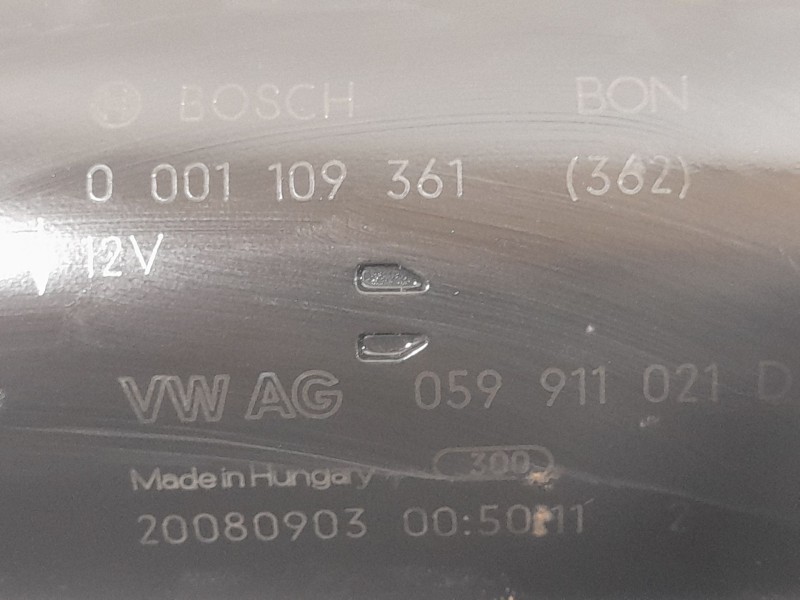 Recambio de motor arranque para audi a5 (8t3) 2.7 tdi referencia OEM IAM 059911021D 000109361 BOSCH