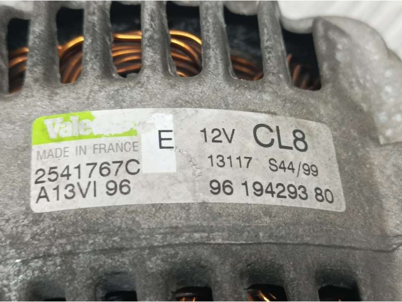 Recambio de alternador para citroën xsara berlina 1.6 attraction referencia OEM IAM 9619429380 2541767C VALEO