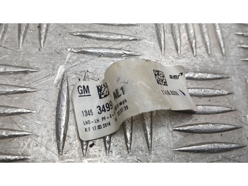 Recambio de retrovisor izquierdo para opel astra k (b16) 1.4 turbo (68) referencia OEM IAM 16453499 ELECTRICO 9 CAVLES ROZADO 