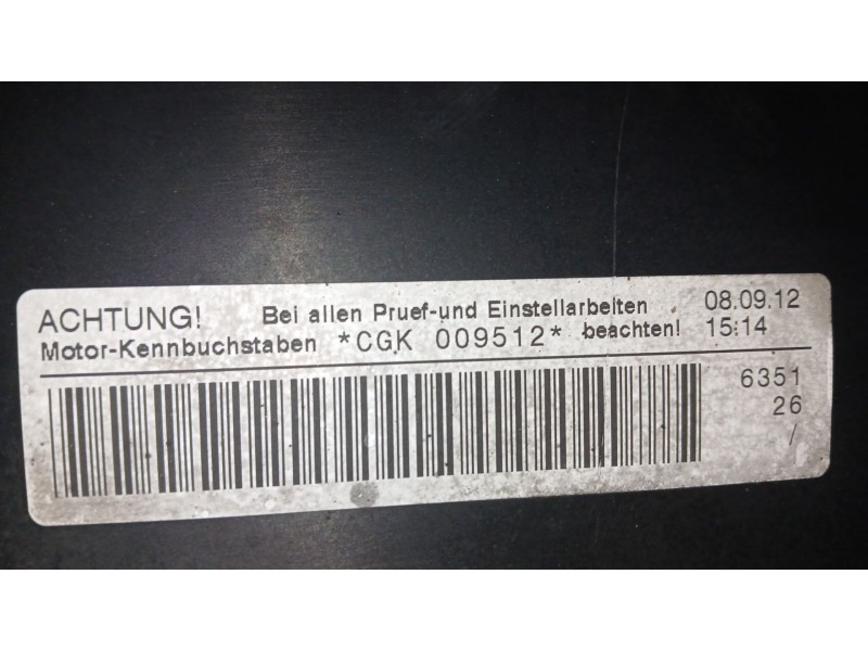 Recambio de motor completo para audi a5 (8t3) 2.7 tdi referencia OEM IAM CGK INYECCION BOSCH 009512