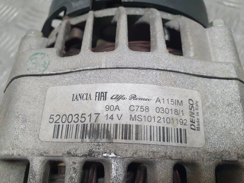 Recambio de alternador para opel combo d cargo l2h1 2,4t referencia OEM IAM 52003517 MS1012101192 DENSO