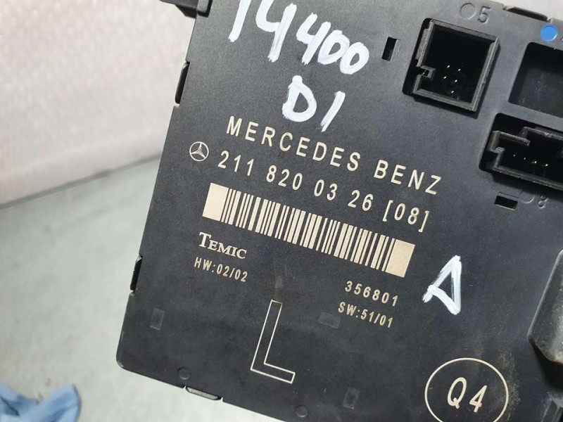 Recambio de modulo electronico para mercedes-benz clase e (w211) berlina e 270 cdi (211.016) referencia OEM IAM A2118200326 3568