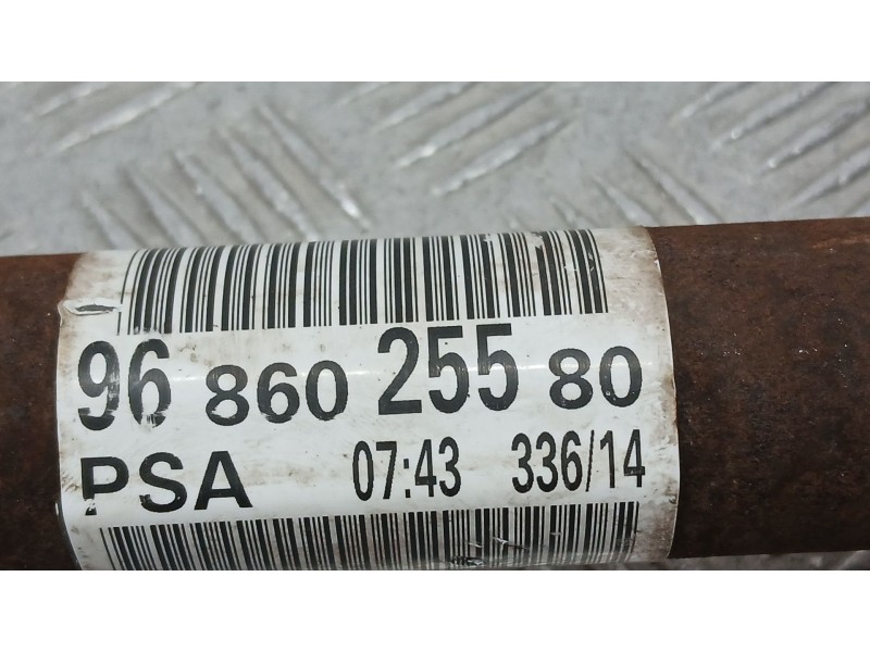 Recambio de transmision delantera izquierda para peugeot 208 i (ca_, cc_) 1.6 hdi referencia OEM IAM 9686025580  