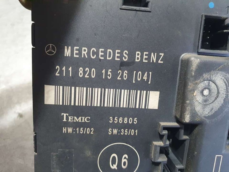 Recambio de modulo electronico para mercedes-benz clase e (w211) berlina e 270 cdi (211.016) referencia OEM IAM A2118201526 3568