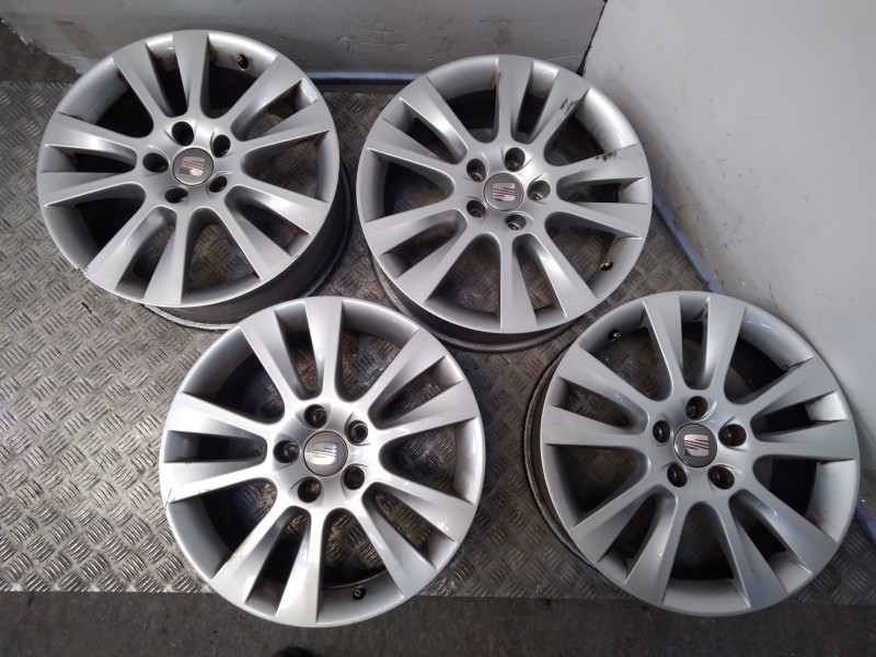 Recambio de juego llantas aluminio para seat alhambra (710) style referencia OEM IAM 7X17 5 TORN ET39 ALUMINIO 