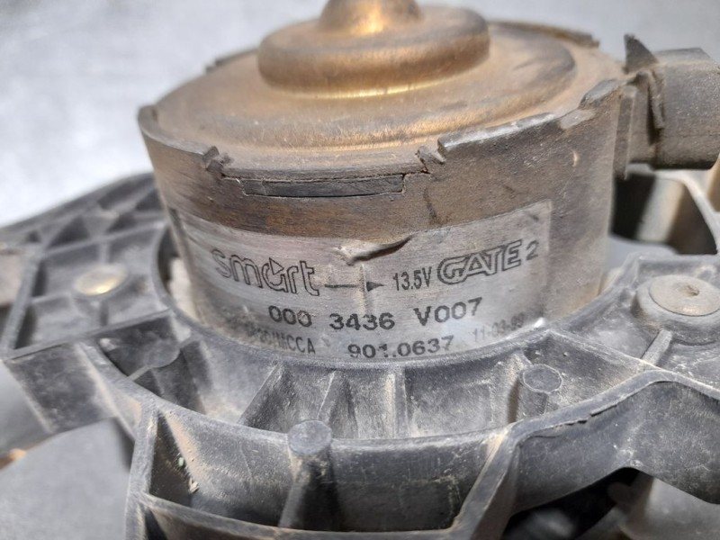 Recambio de electroventilador para smart coupe edition bluemotion referencia OEM IAM 0003436V007 9010637 