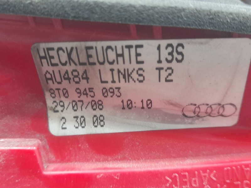 Recambio de piloto trasero izquierdo interior para audi a5 (8t3) 2.7 tdi referencia OEM IAM 8T0945093  