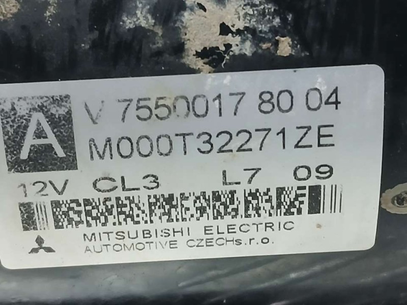 Recambio de motor arranque para peugeot 308 confort referencia OEM IAM V755001780 M000T32271ZE MITSUBISHI