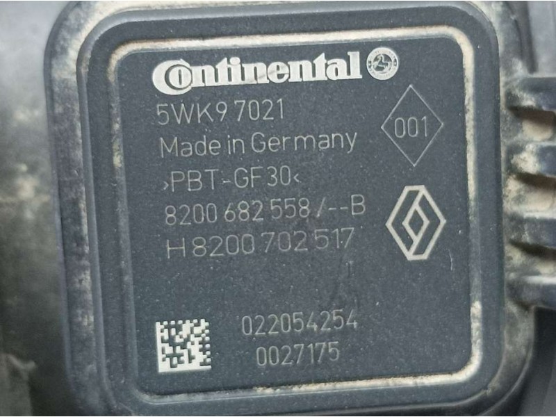 Recambio de caudalimetro para dacia dokker ambiance referencia OEM IAM 8200682558 5WK97021 CONTINENTAL