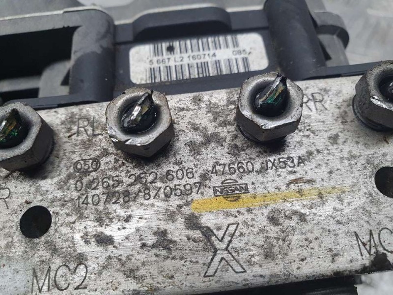 Recambio de abs para nissan nv 200 (m20) evalia premium referencia OEM IAM 47660JX53A 0265252606 