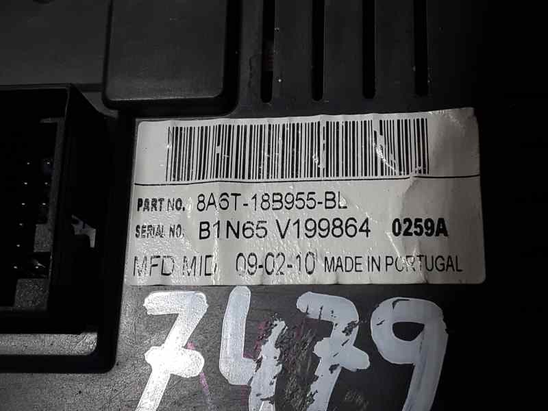 Recambio de pantalla multifuncion para ford fiesta (cb1) ghia referencia OEM IAM 8A6T18B955BL  