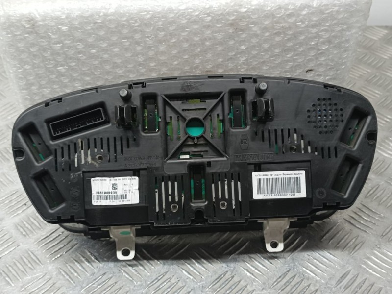 Recambio de cuadro instrumentos para renault laguna iii dynamique referencia OEM IAM 248100003R A2C53182880 