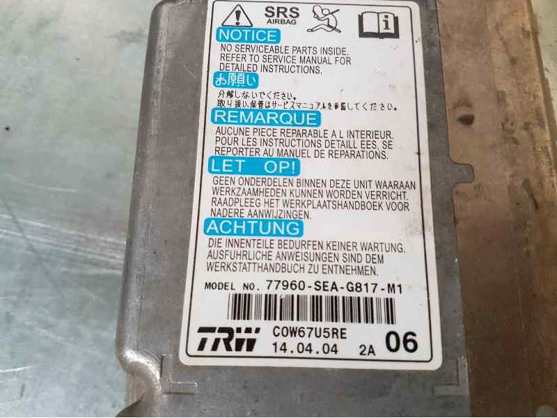 Recambio de kit airbag para honda accord berlina (cl/cn) 2.0 sport referencia OEM IAM 77960SEAG817M1  