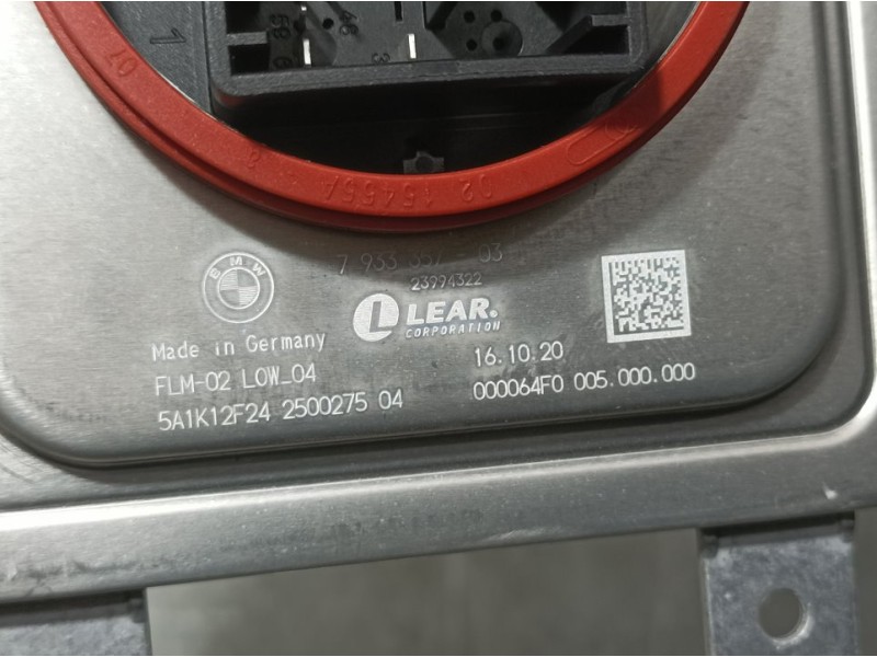 Recambio de centralita faro para bmw serie 1 lim. (f40) 118d referencia OEM IAM 793335703 23994322 LEAR LED