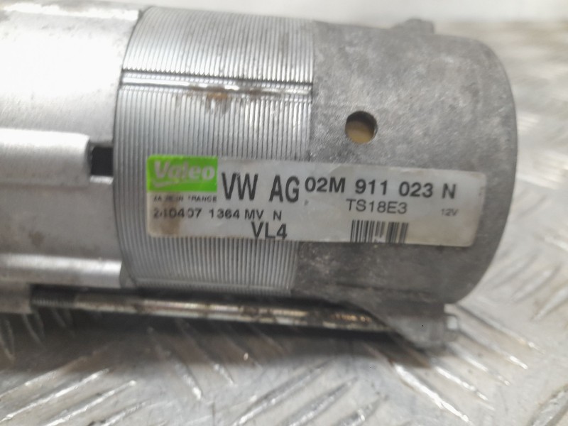 Recambio de motor arranque para volkswagen eos (1f7, 1f8) 2.0 tdi referencia OEM IAM 02M911023N VALEO TS18E3