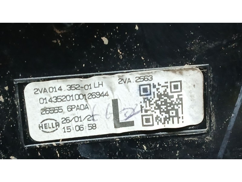 Recambio de piloto trasero izquierdo exterior para nissan juke (f16_) 1.0 referencia OEM IAM 265556PA0A HELLA 2VA01435201